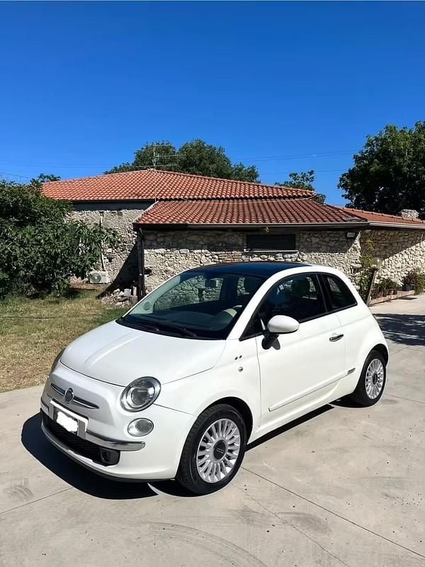 Usata Fiat 500 75 CV (55 kW) 2008 Bianco Berlina