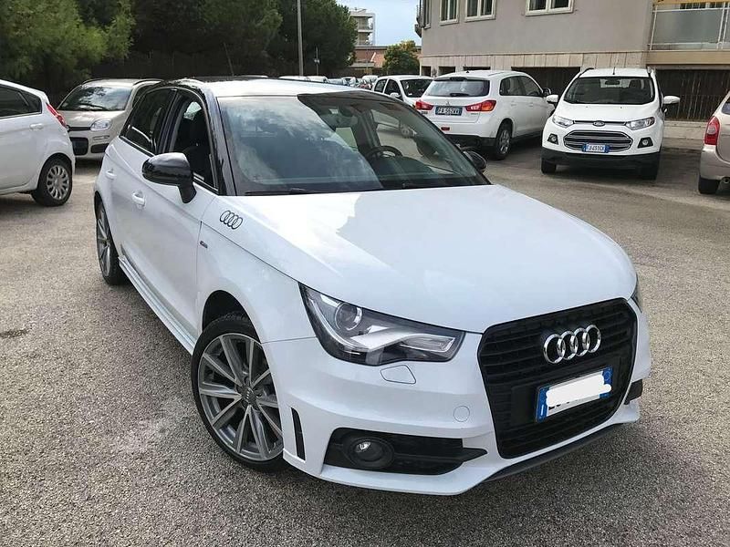 Usata Audi A1 Sportback S-Line 90 CV (66 kW) 2014 Bianco Utilitaria