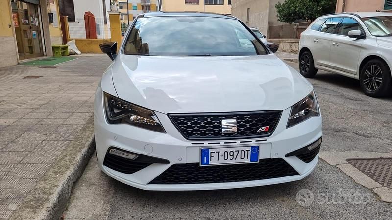 Usata Seat Leon CUPRA 300 CV (220 kW) 2018 Bianco Berlina