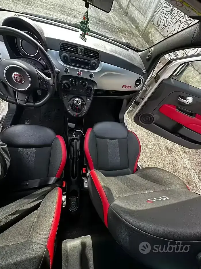Usata Fiat 500S S 69 CV (50 kW) 2015 Bianco Berlina