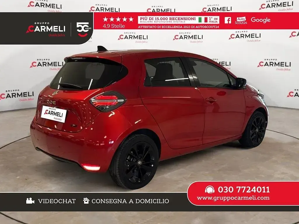 Usata Renault Zoe Zen 100 kW (136 CV) 2023 Rosso Utilitaria