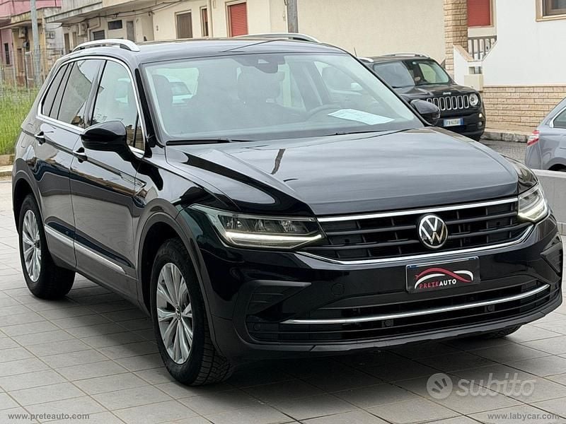 Usata VW Tiguan Business 150 CV (110 kW) 2021 Nero SUV