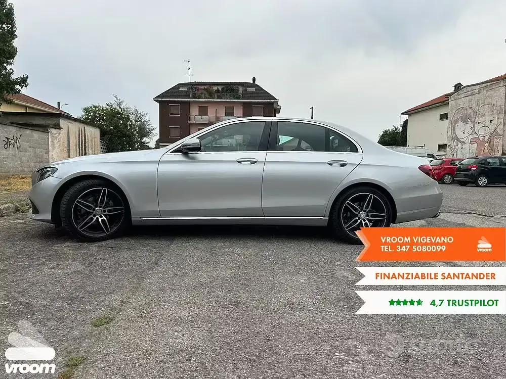 Usata Mercedes E220 Business 194 CV (142 kW) 2017 Grigio Berlina