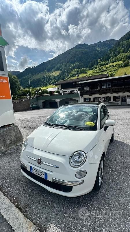 Usata Fiat 500 75 CV (55 kW) 2010 Bianco Utilitaria