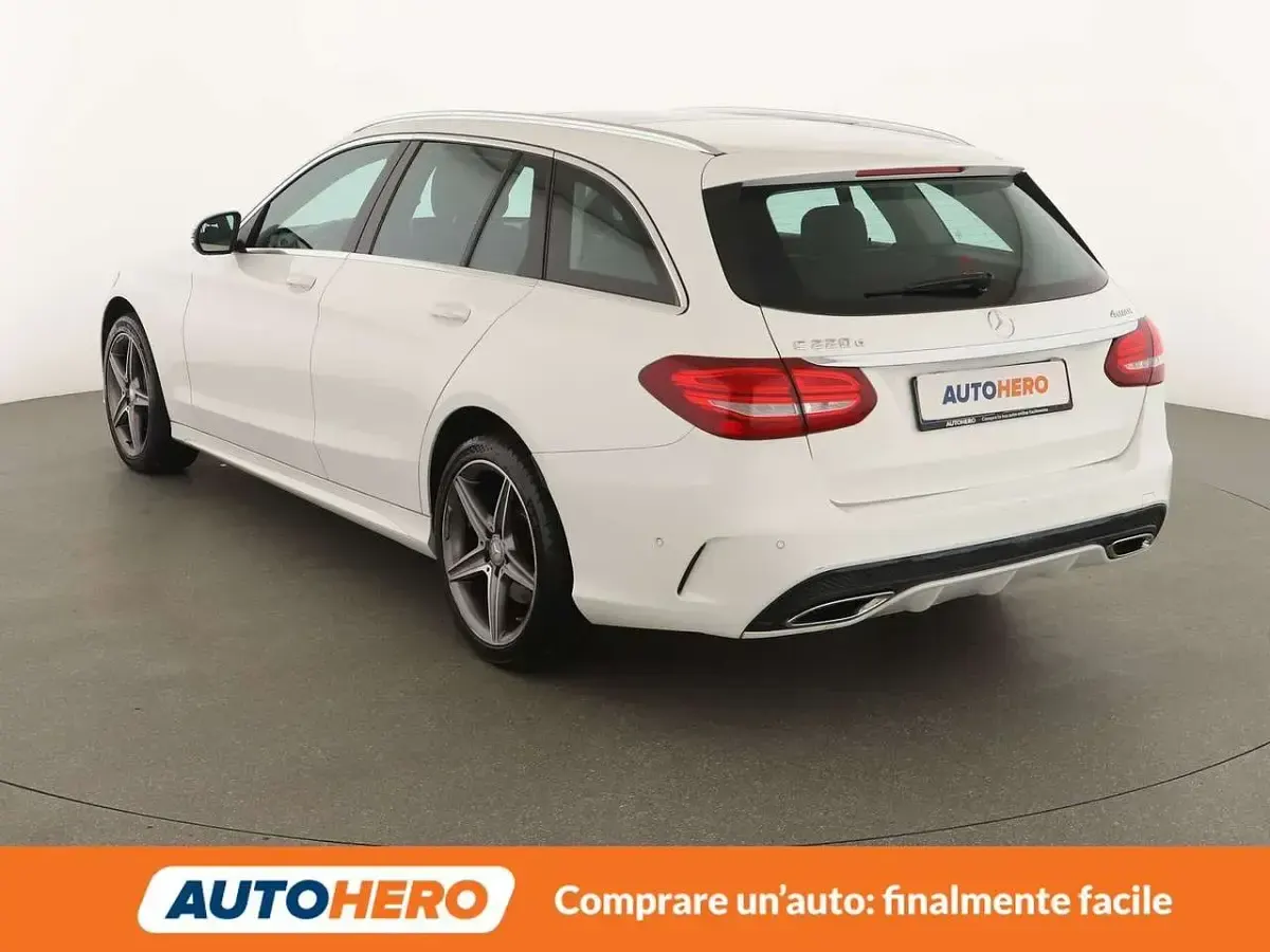 Usata Mercedes C220 Premium 170 CV (125 kW) 2016 Bianco Station wagon