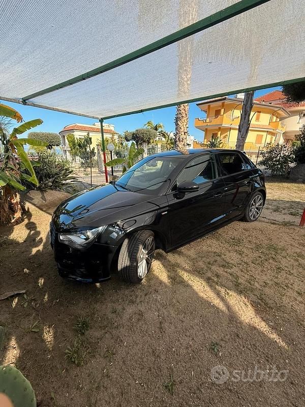 Usata Audi A1 S-Line 90 CV (66 kW) 2015 Nero Utilitaria