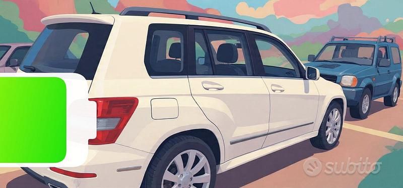 Usata Mercedes GLK200 143 CV (105 kW) 2011 Bianco SUV