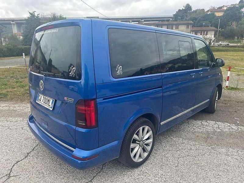 Usata VW T6.1 Highline 204 CV (150 kW) 2020 Blu/azzurro Furgone