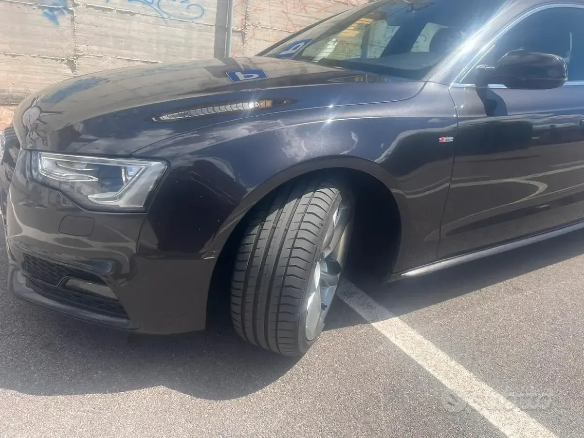 Usata Audi A5 Sportback S-Line 177 CV (130 kW) 2015 Nero Utilitaria