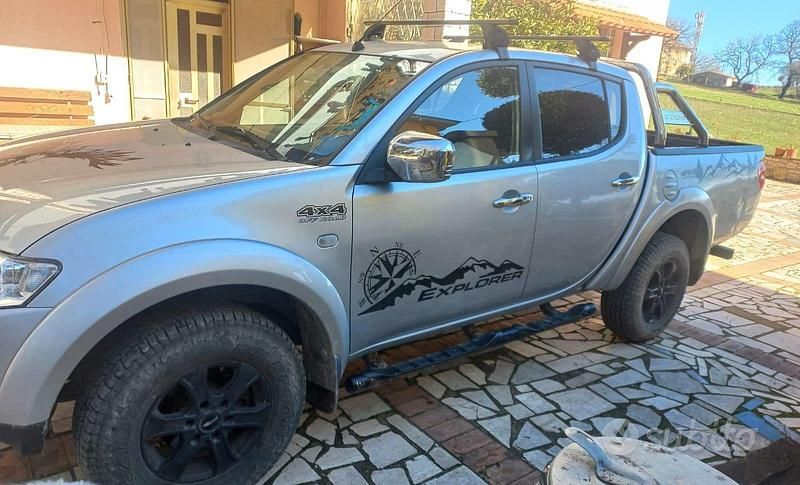 Usata Mitsubishi L200 Intense+ 178 CV (130 kW) 2010 Grigio Pick-up