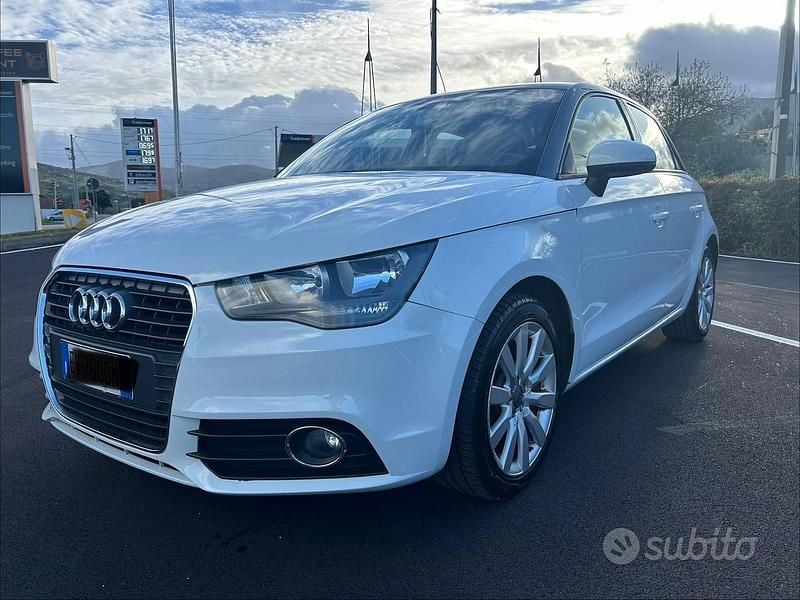 Usata Audi A1 Attraction 89 CV (65 kW) 2014 Bianco Utilitaria