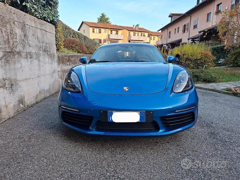 Usata Porsche 718 Cayman 300 CV (220 kW) 2018 Blu/azzurro Coupé