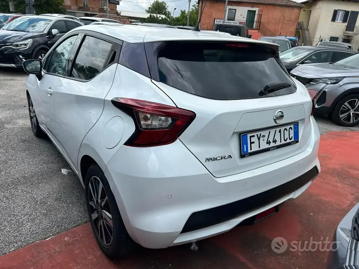 Usata Nissan Micra N-Connecta 90 CV (66 kW) 2019 Bianco Utilitaria