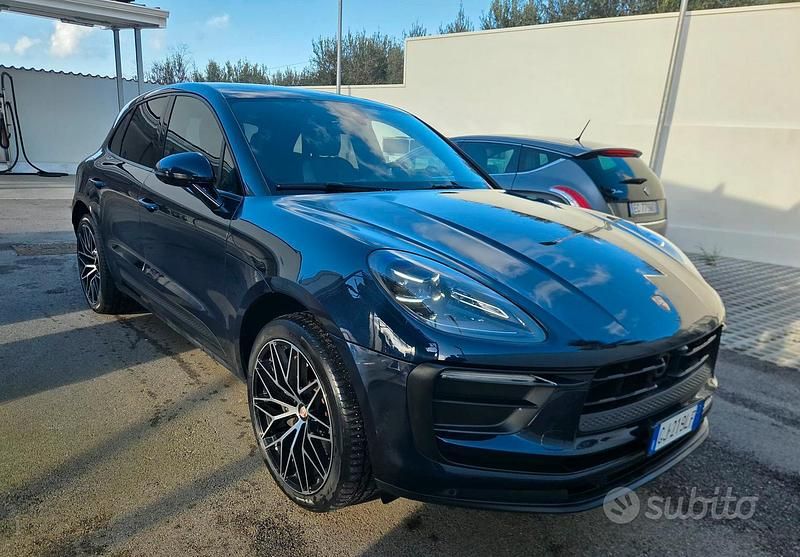 Usata Porsche Macan Sport 265 CV (194 kW) 2022 Blu SUV