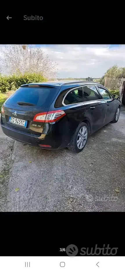 Usata Peugeot 508 SW 140 CV (102 kW) 2011 Nero Station wagon