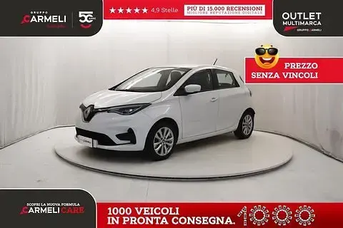 Usata Renault Zoe Zen 100 kW (136 CV) 2020 Bianco Utilitaria