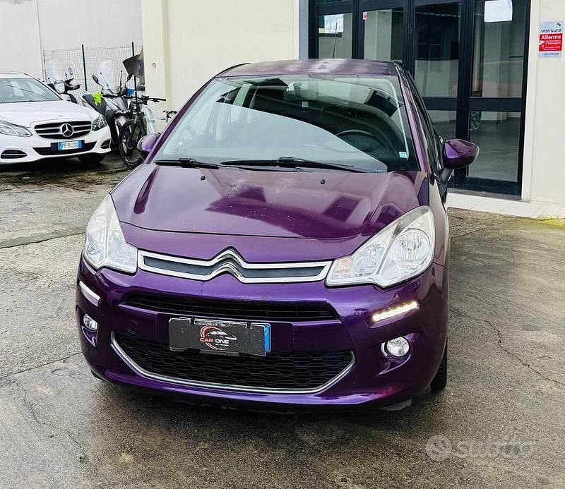 Usata Citroën C3 Exclusive 81 CV (59 kW) 2015 Viola Berlina