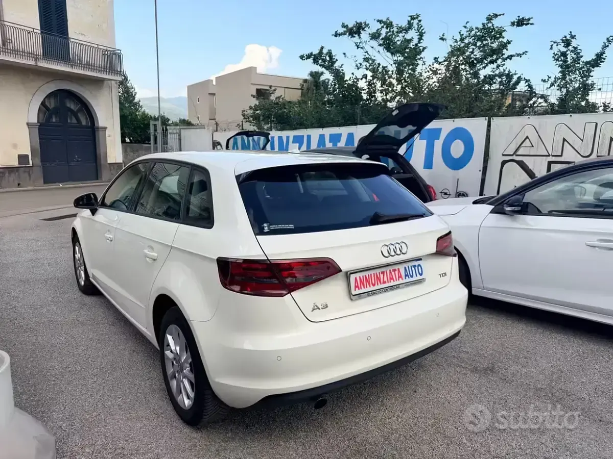 Usata Audi A3 110 CV (80 kW) 2015 Bianco Berlina