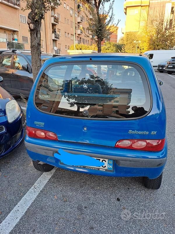 Usata Fiat 600 54 CV (39 kW) 2002 Blu Utilitaria