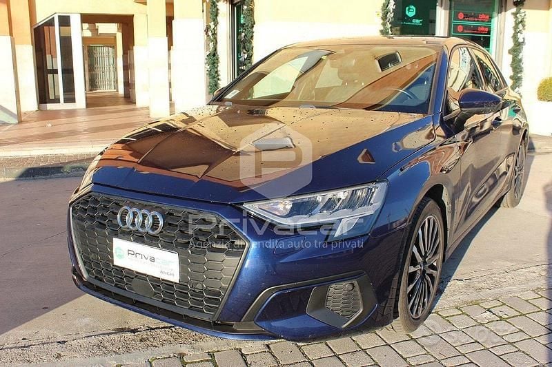 Usata Audi A3 Sportback Advanced 150 CV (110 kW) 2020 Blu Utilitaria