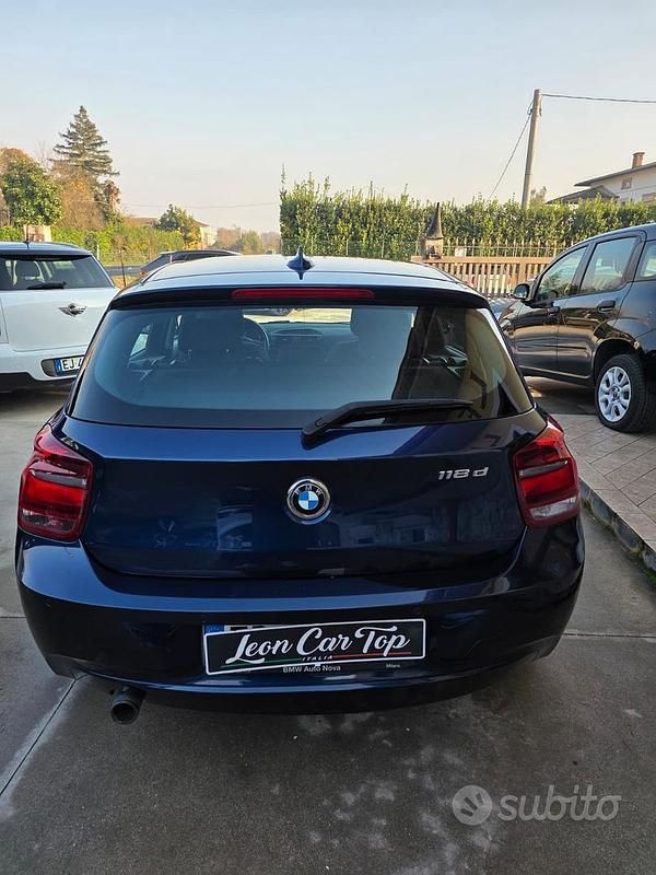 Usata BMW 118 142 CV (104 kW) 2013 Blu Utilitaria