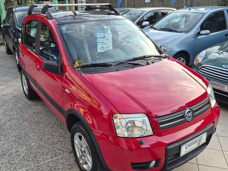 Usata Fiat Panda 4x4 Climbing 69 CV (50 kW) 2007 Rosso Utilitaria