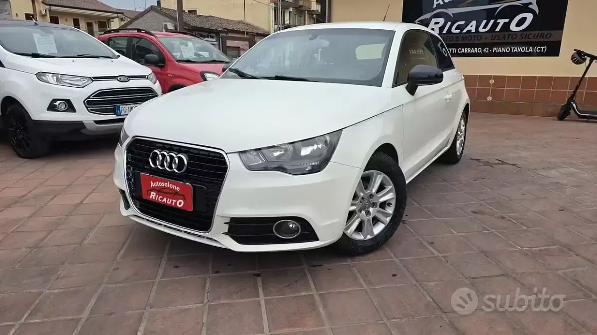 Usata Audi A1 Ambition 86 CV (63 kW) 2011 Bianco Utilitaria