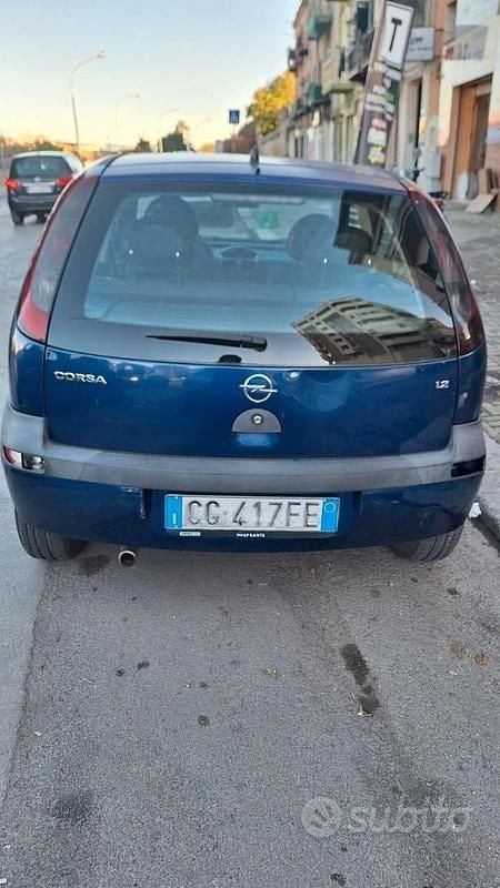 Usata Opel Corsa Club 2002 Blu Utilitaria