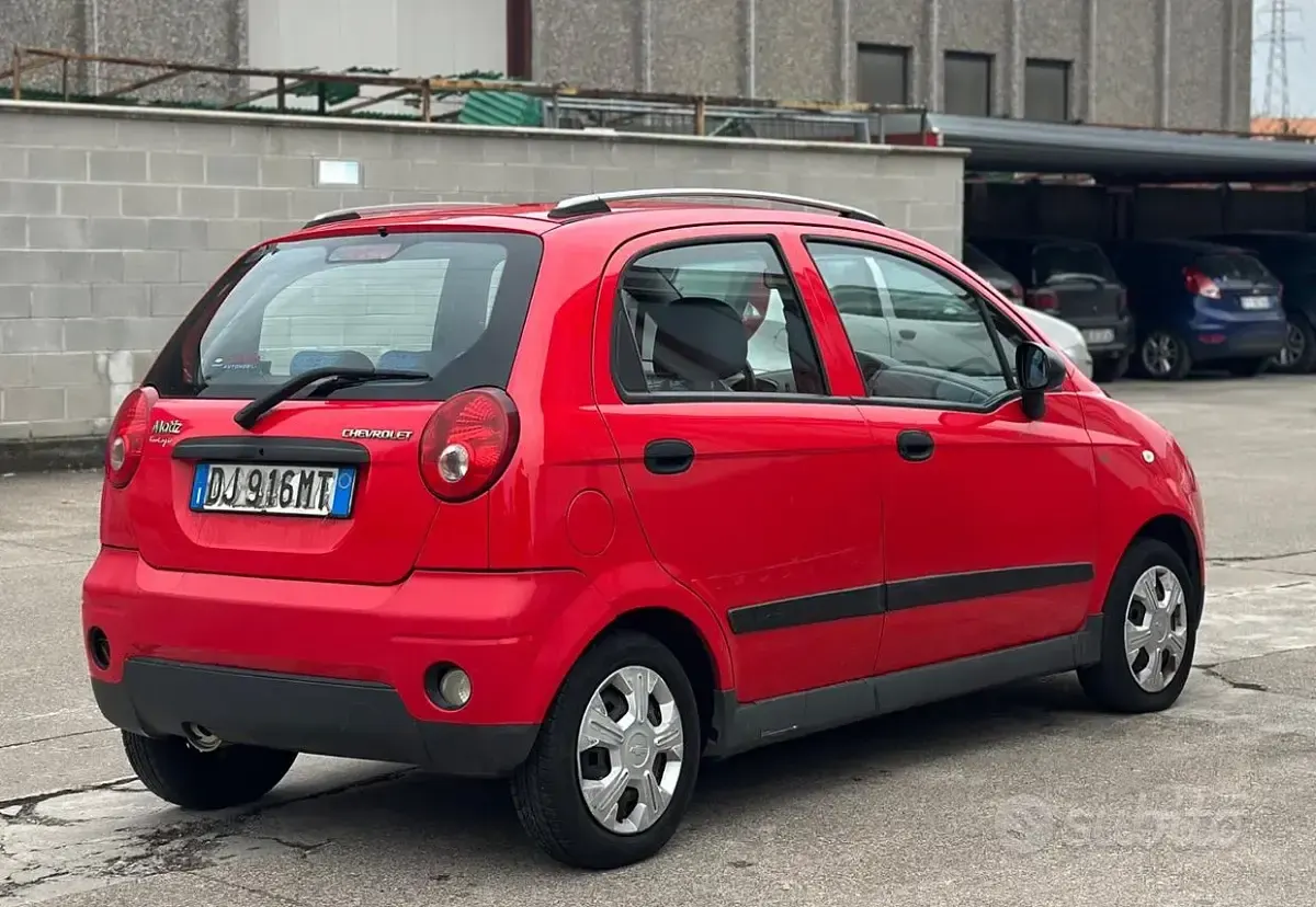 Usata Chevrolet Matiz 46 CV (33 kW) 2007 Rosso Utilitaria