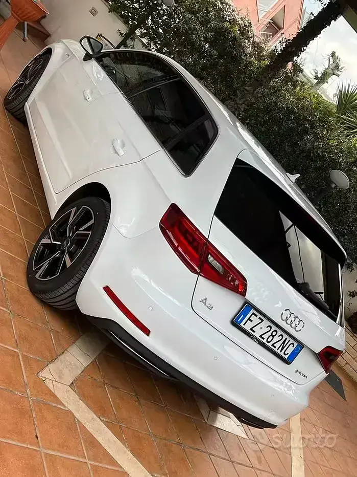 Usata Audi A3 110 CV (80 kW) 2015 Bianco Berlina