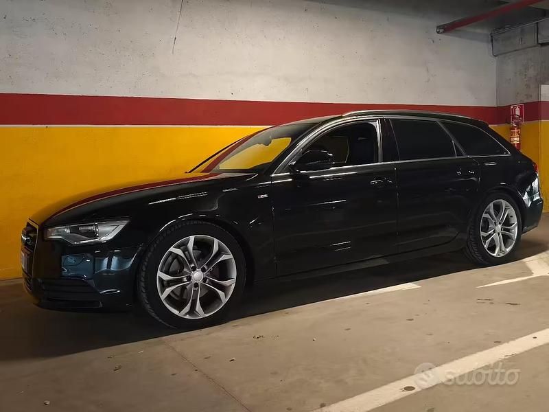 Usata Audi A6 S-Line 177 CV (130 kW) 2013 Nero Station wagon
