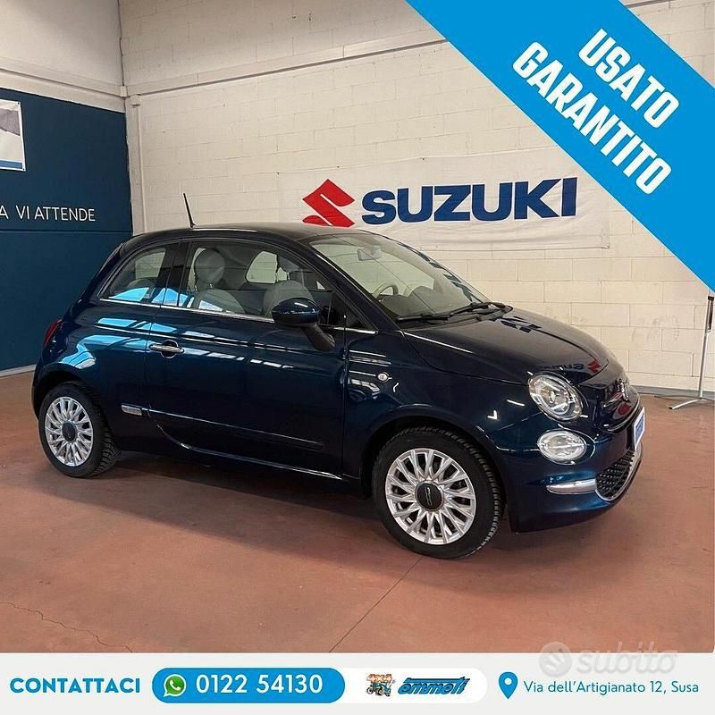 Usata Fiat 500 Lounge 69 CV (50 kW) 2017 Blu Berlina