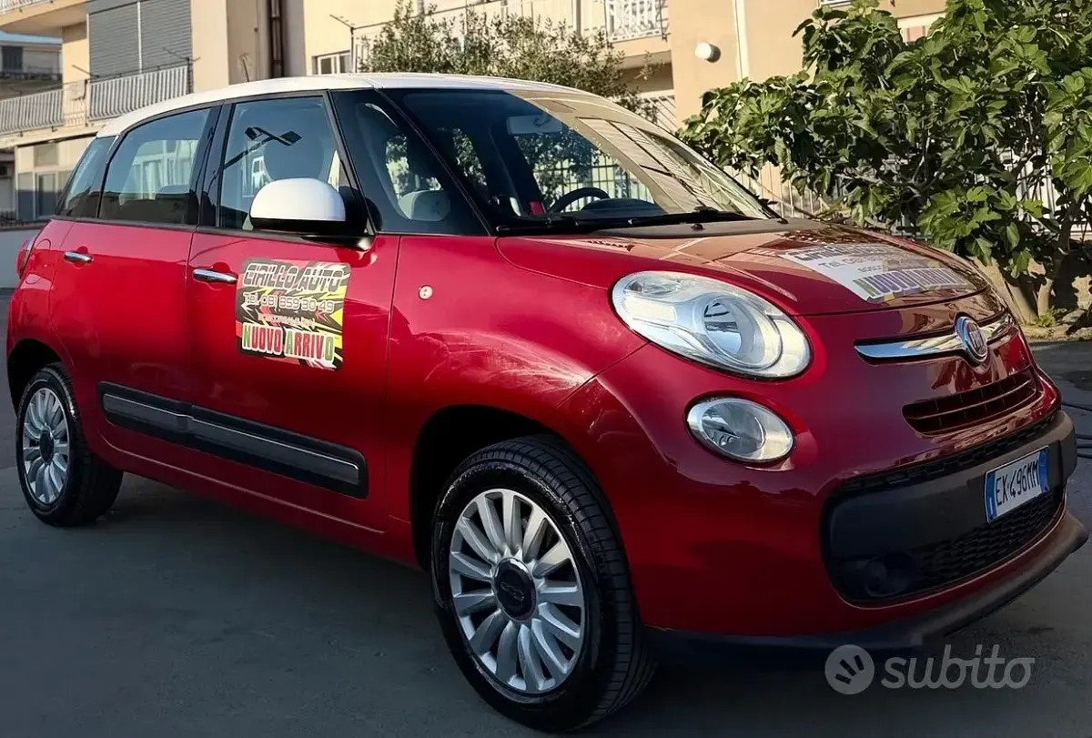 Usata Fiat 500L 84 CV (61 kW) 2015 Rosso Monovolume