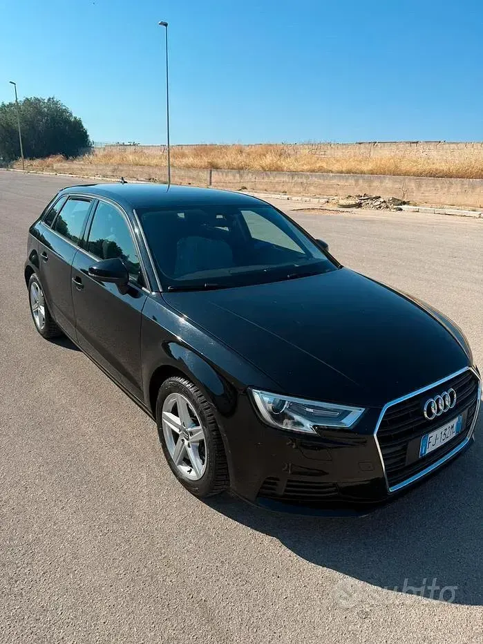 Usata Audi A3 Ambiente 110 CV (80 kW) 2017 Nero Berlina