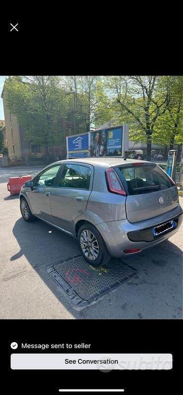 Usata Fiat Punto Evo 65 CV (47 kW) 2011 Grigio Utilitaria