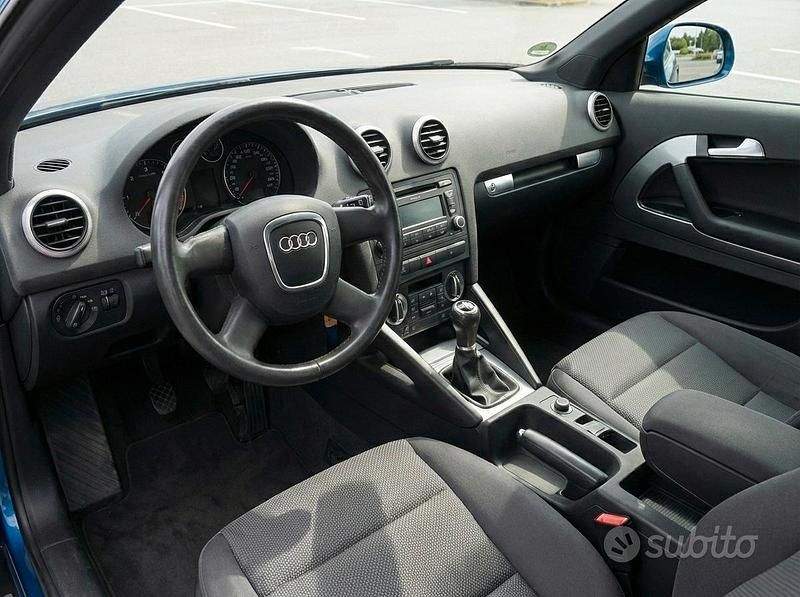 Usata Audi A3 160 CV (117 kW) 2008 Blu Utilitaria
