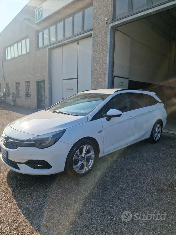 Usata Opel Astra GS Line 122 CV (89 kW) 2020 Bianco Station wagon