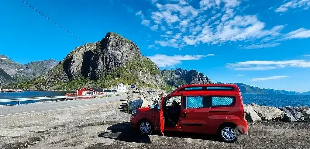 Usata Fiat Doblò 2014 Rosso Monovolume
