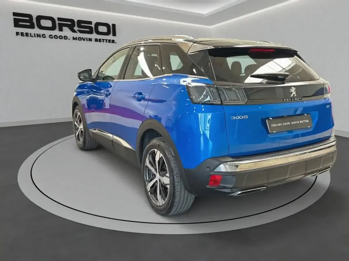 Usata Peugeot 3008 GT 130 CV (95 kW) 2021 Bic. blu marine / tetto nero SUV