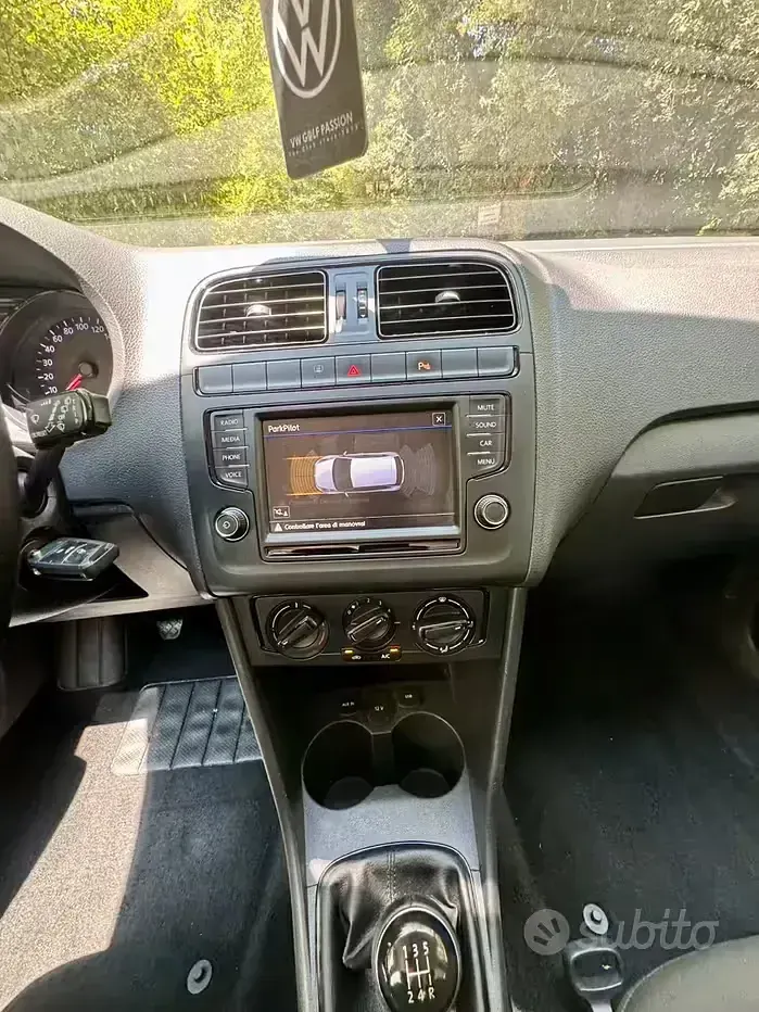 Usata VW Polo 60 CV (44 kW) 2016 Nero Berlina