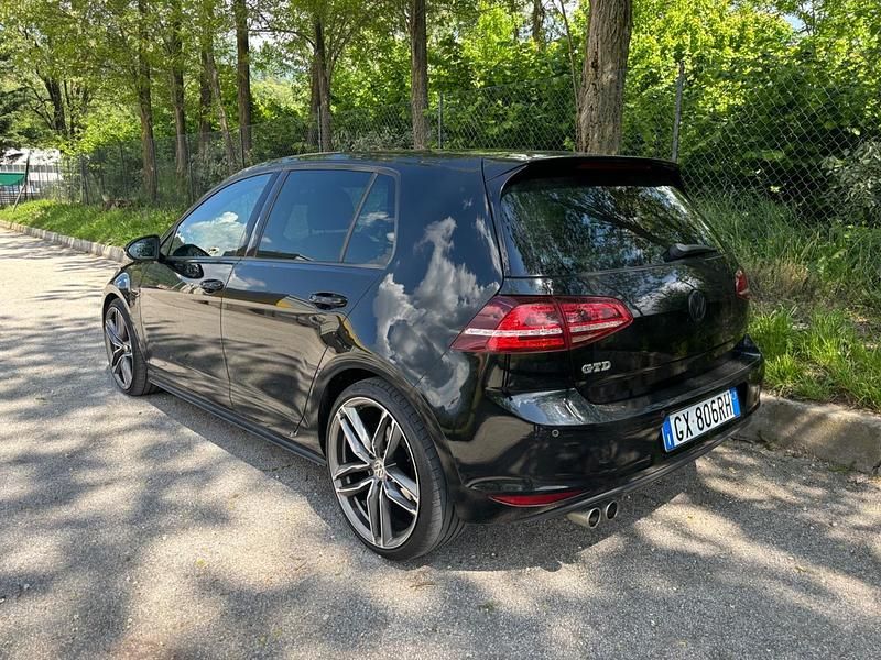 Usata VW Golf VII GTD 183 CV (134 kW) 2014 Nero Berlina