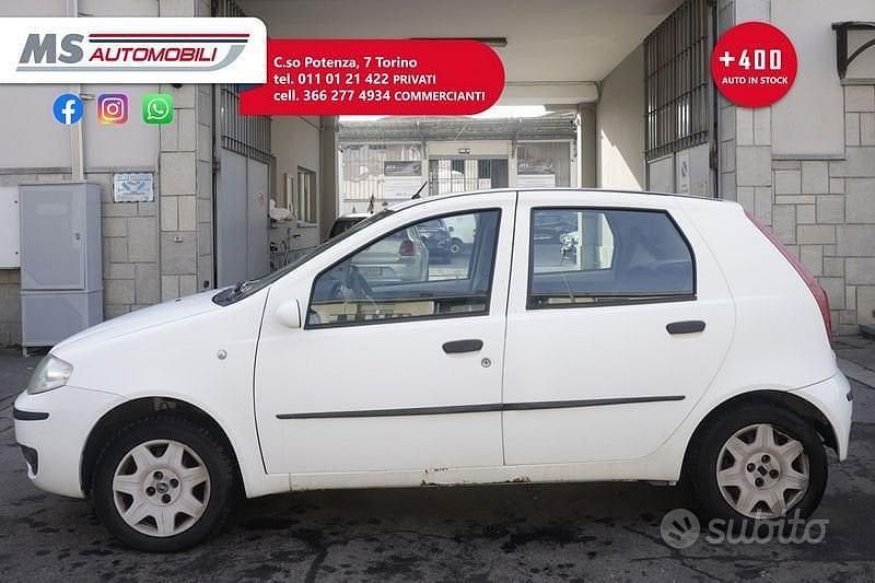 Usata Fiat Punto Active 86 CV (63 kW) 2004 Bianco Utilitaria