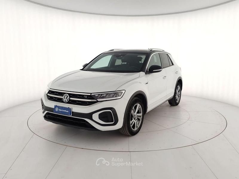 Bianco Usata 2022 VW T-Roc R-line SUV | 21.000 € (Buon prezzo) - Immagine 1/4