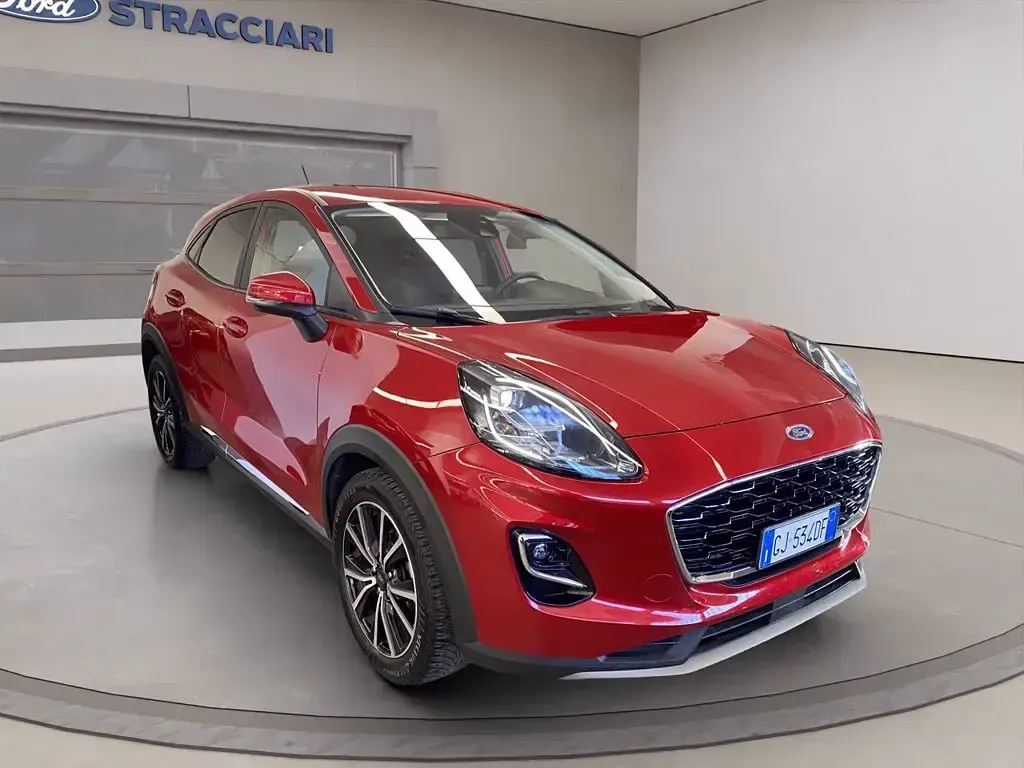 Usata Ford Puma Titanium 125 CV (91 kW) 2022 Rosso metallizzato SUV