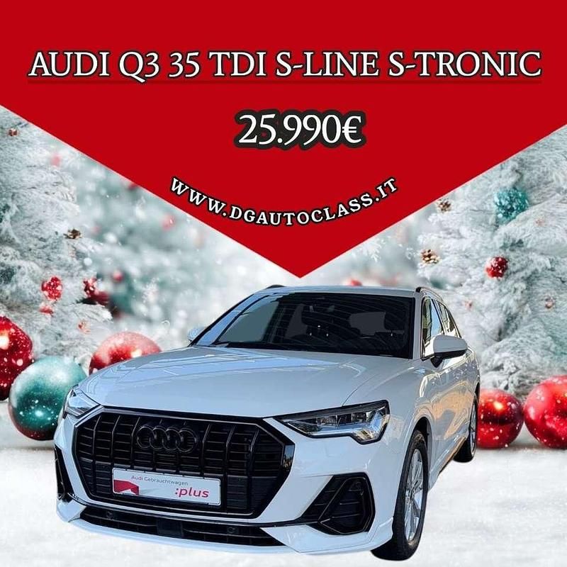 Bianco Usata 2022 Audi Q3 S-Line SUV | 24.990 € (Super prezzo) - Immagine 1/4