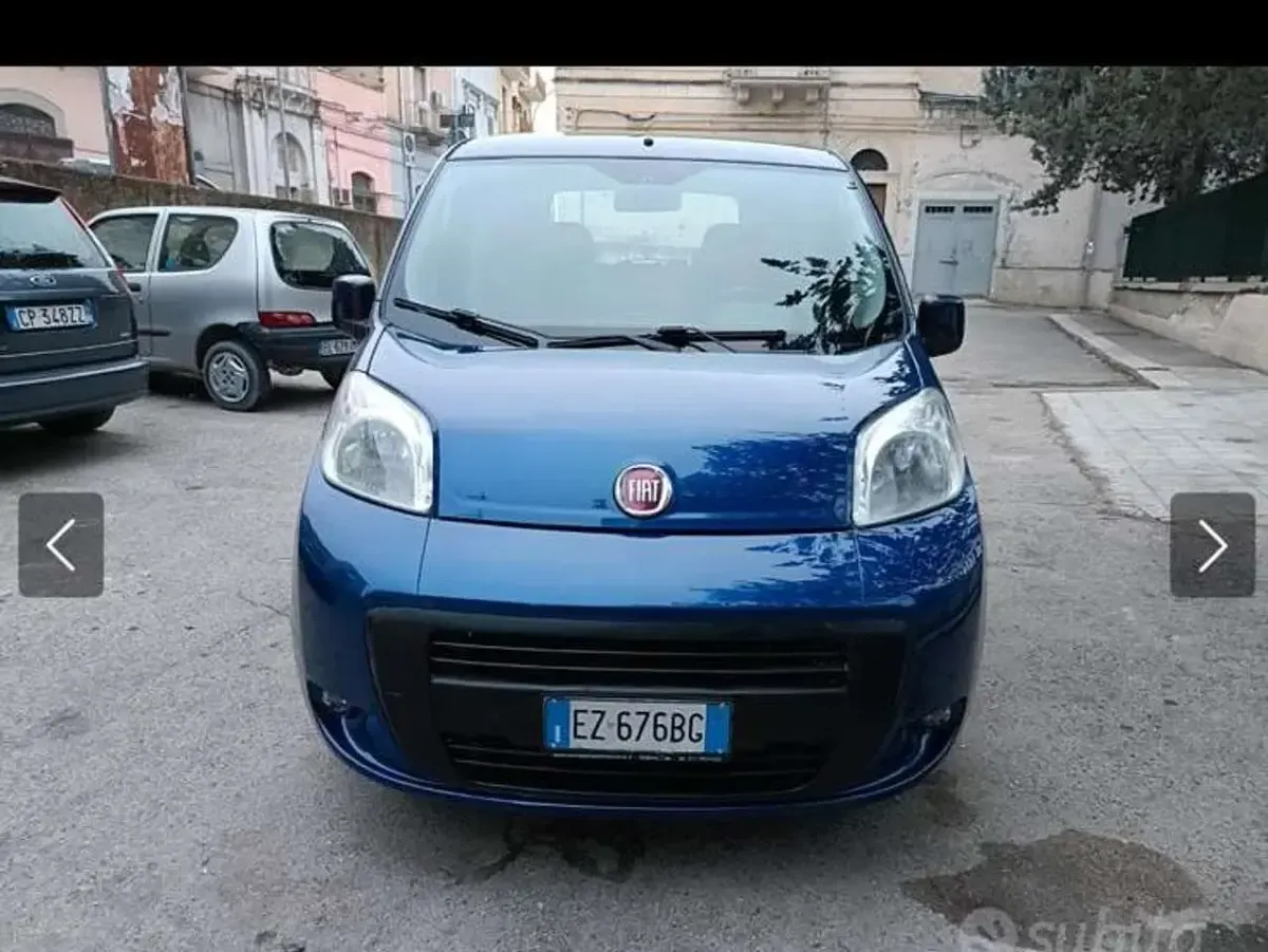 Usata Fiat Qubo Dynamic 75 CV (55 kW) 2015 Blu/azzurro Monovolume