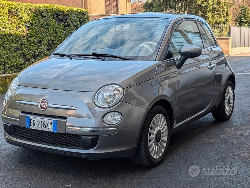 Usata Fiat 500 Lounge 69 CV (50 kW) 2013 Grigio Berlina