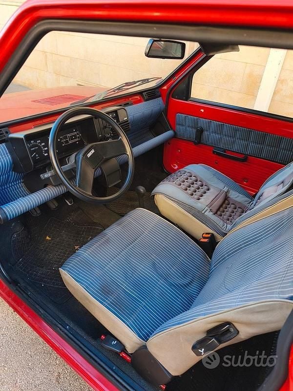 Usata Fiat Panda 1985 Rosso Utilitaria
