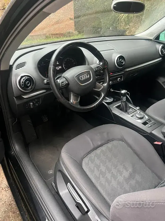 Usata Audi A3 105 CV (77 kW) 2013 Nero Berlina