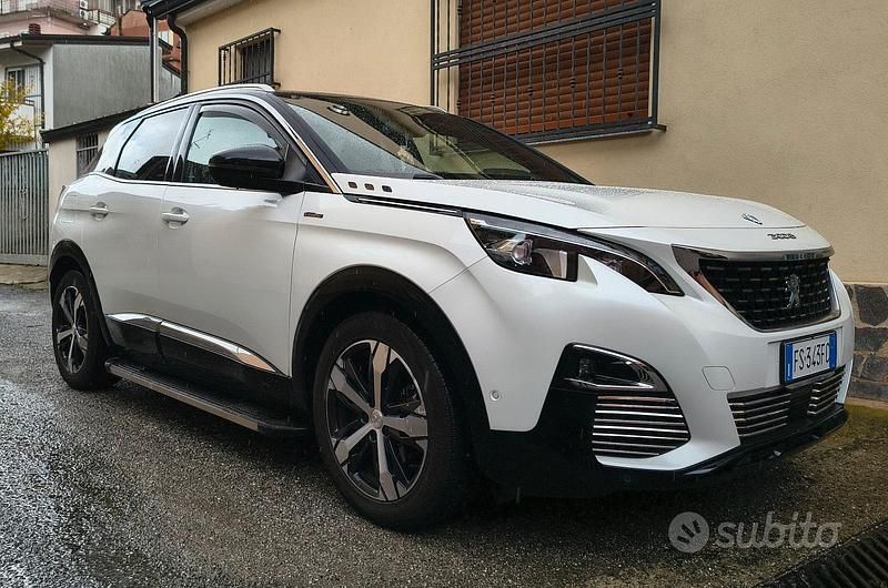 Usata Peugeot 3008 GT-line 130 CV (95 kW) 2018 Bianco SUV